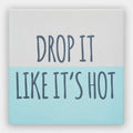 Drop It Like It's Hot Trivet - White & Yellow