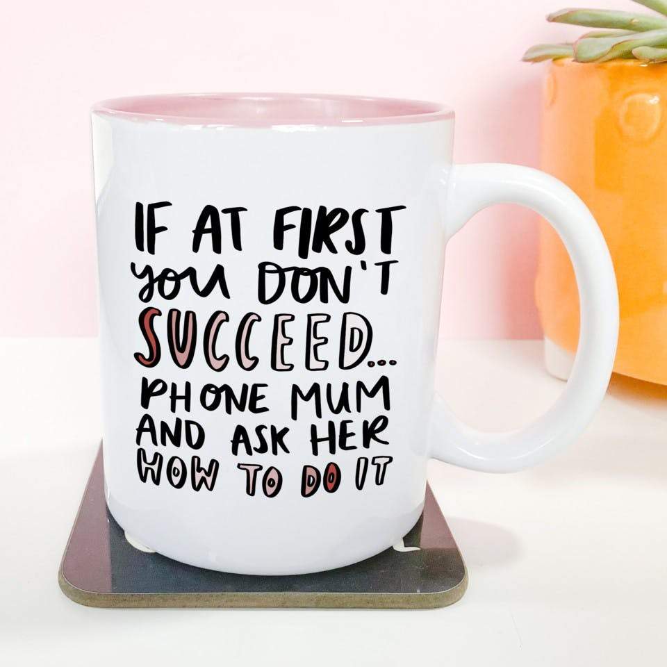 If At First You Don't Succeed 11oz Funny Mug
