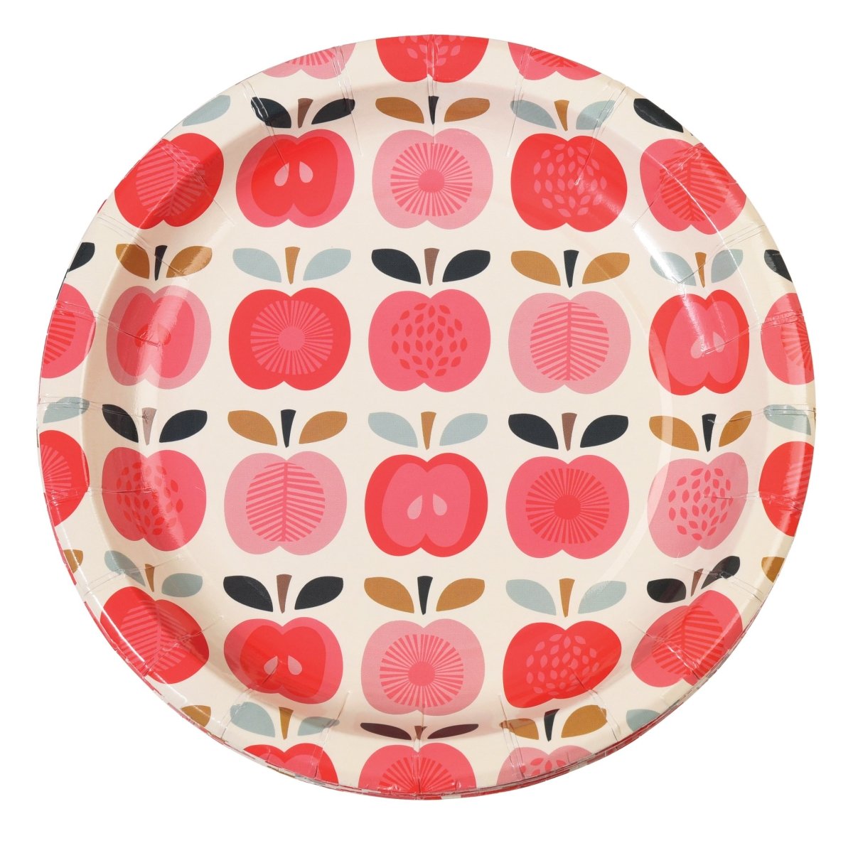 Vintage Apple Small Paper Plates (Set Of 8)