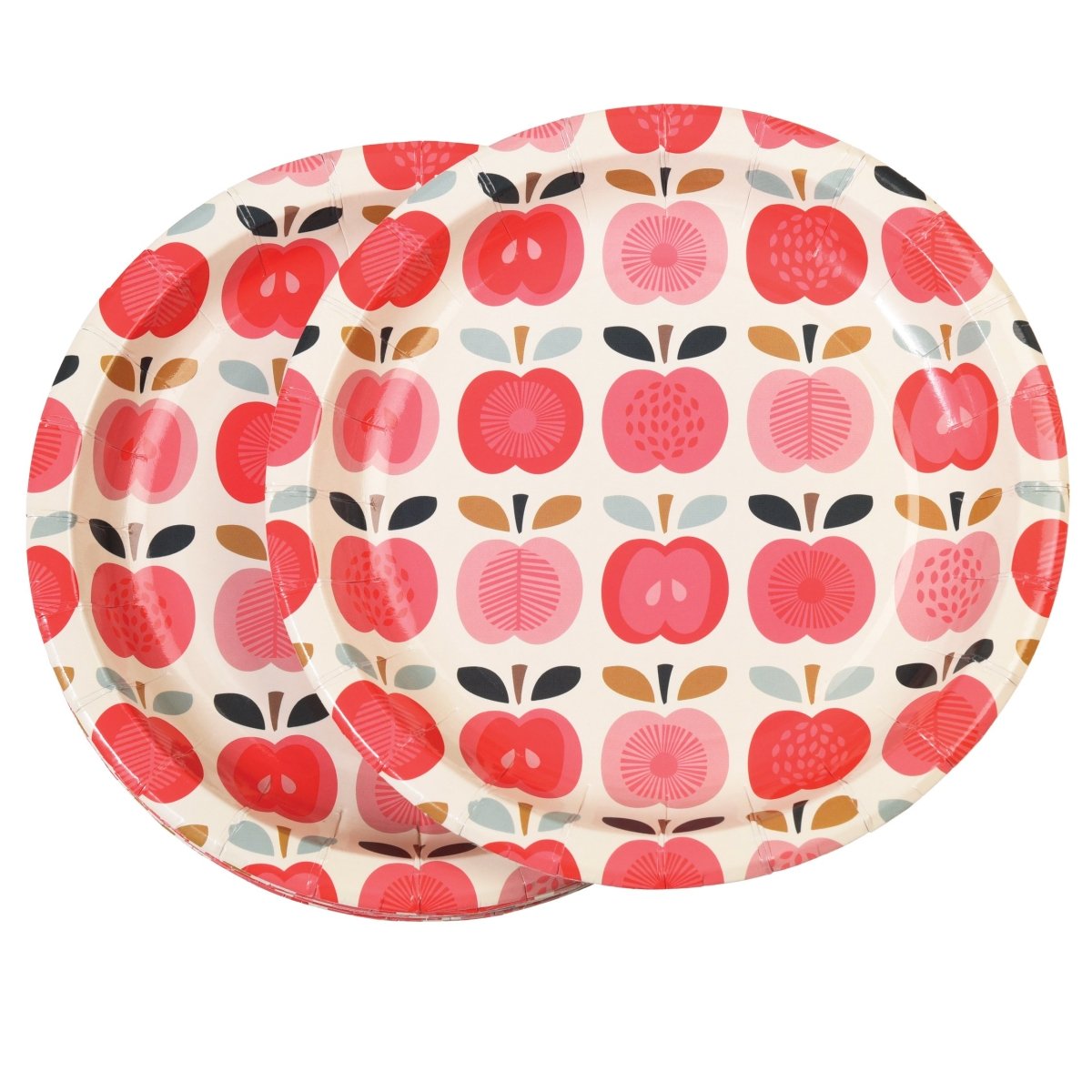 Vintage Apple Small Paper Plates (Set Of 8)